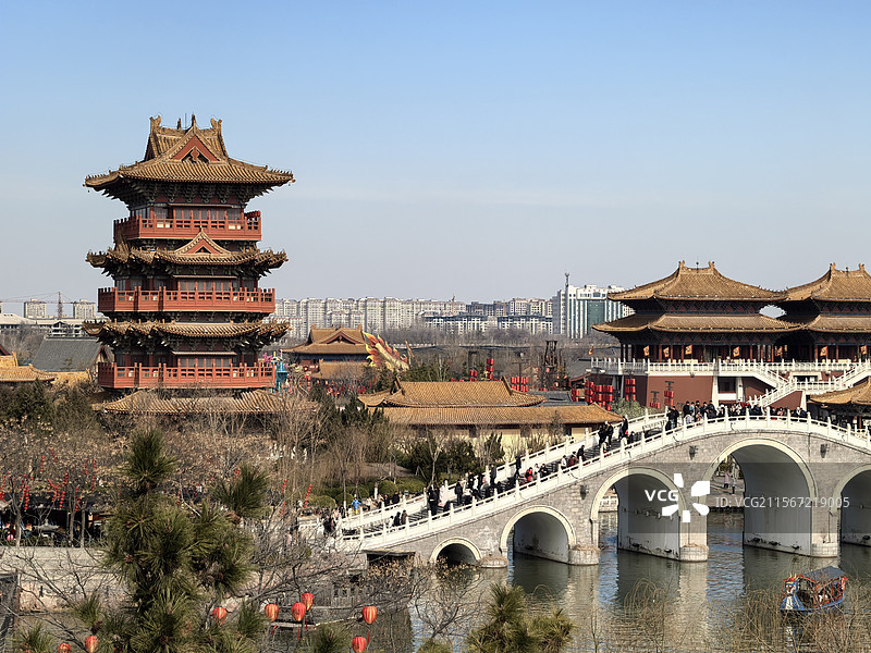 清明上河园图片素材