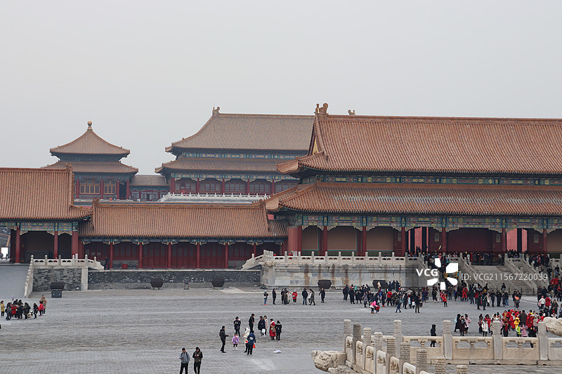 故宫参观图片素材