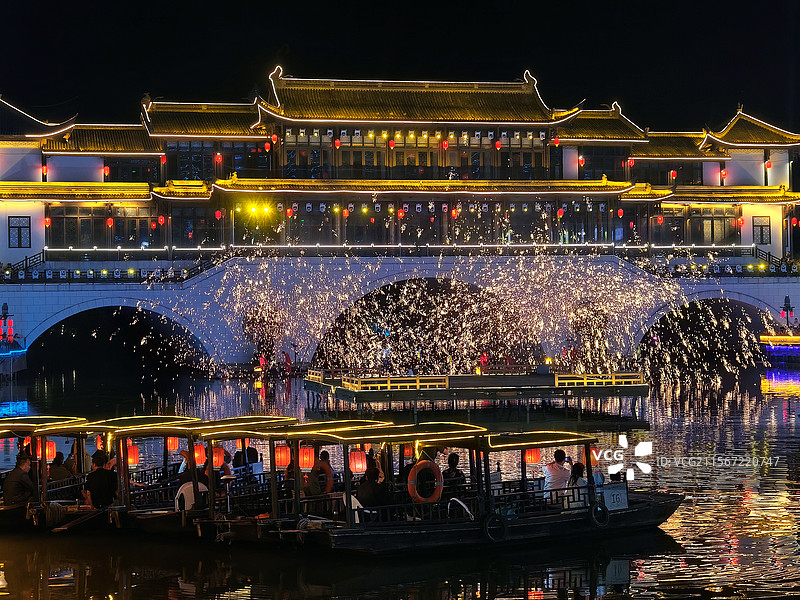 打铁花图片素材