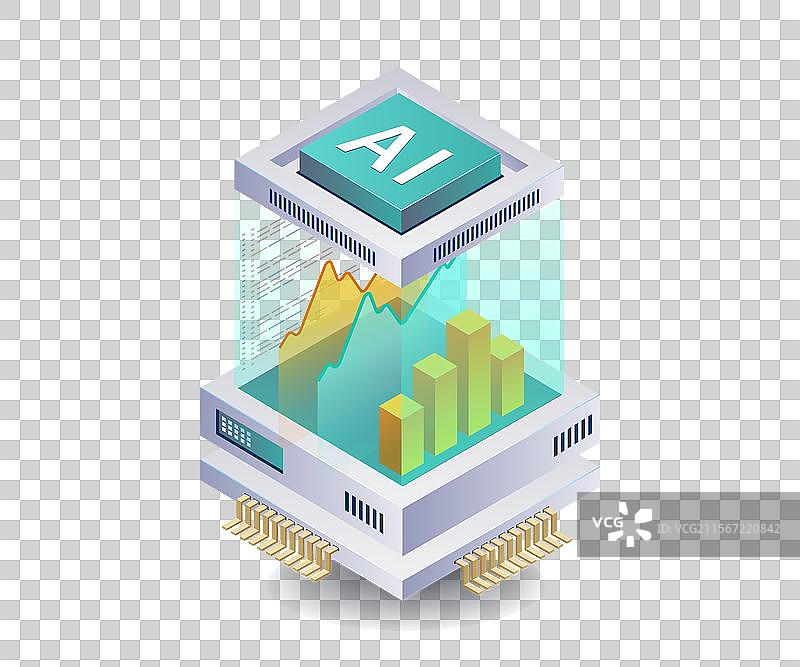 数据分析中的人工智能图片素材