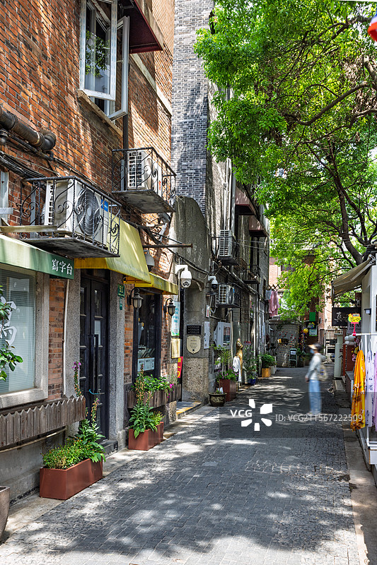 上海石库门建筑 田子坊图片素材