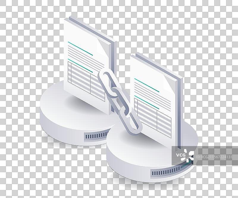 将网络数据连接到数据库服务器图片素材