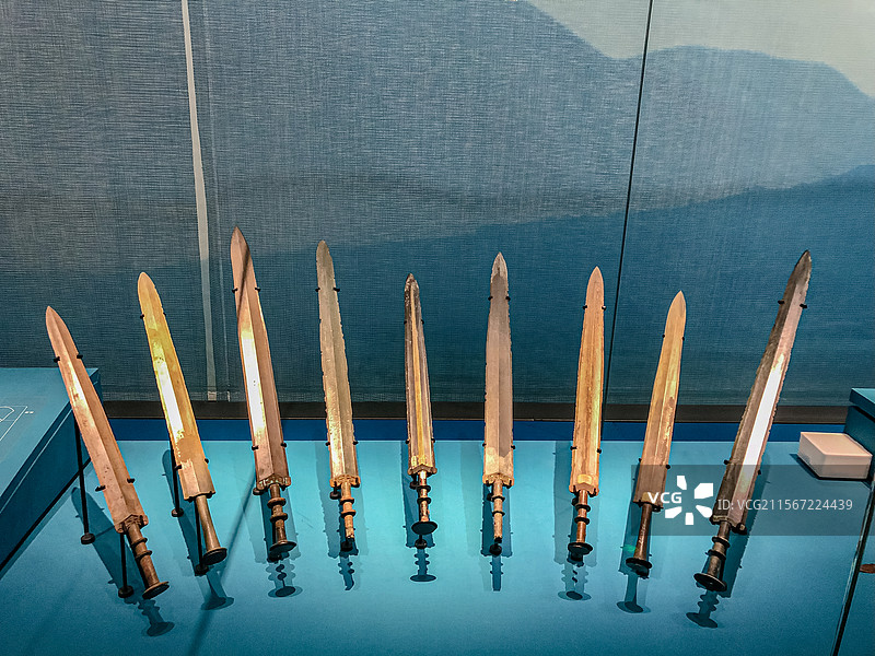 战国 青铜剑 湖南博物院图片素材