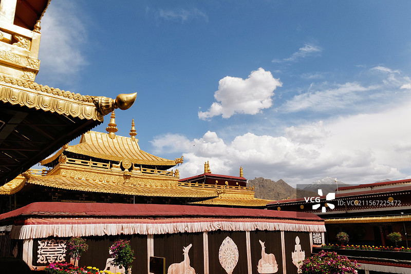 拉萨大昭寺图片素材