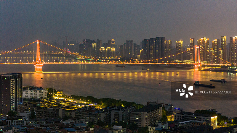 鹦鹉洲长江大桥图片素材