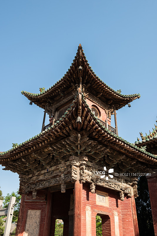 国保单位历史人文古迹山西运城稷山稷王庙图片素材