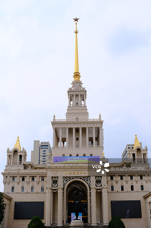 上海展览中心图片素材