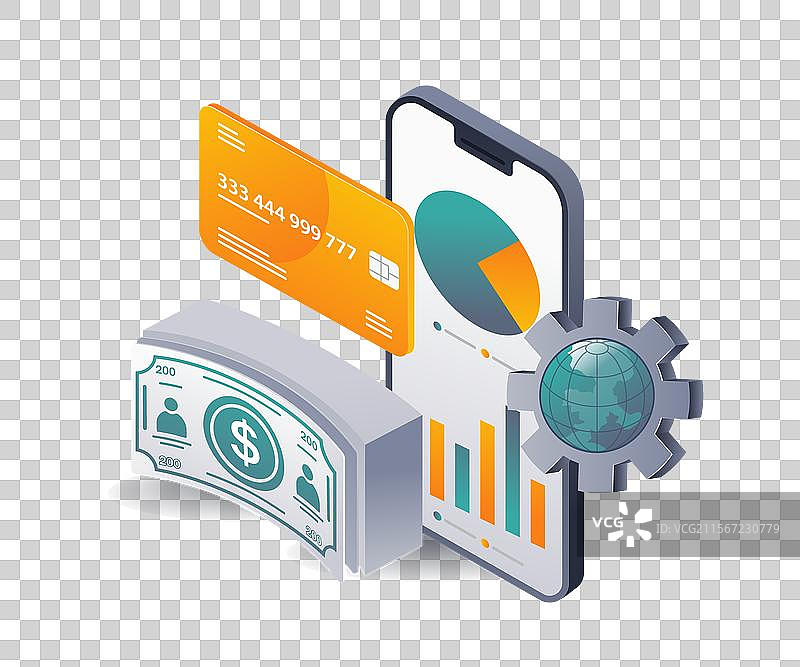 商业管理中的财务分析图片素材