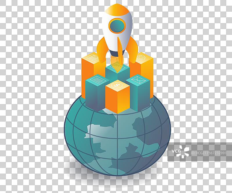 启动一家科技初创企业图片素材