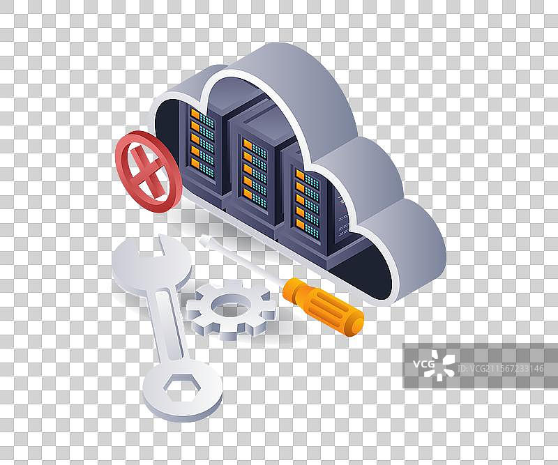 维护以修复云服务器损坏图片素材