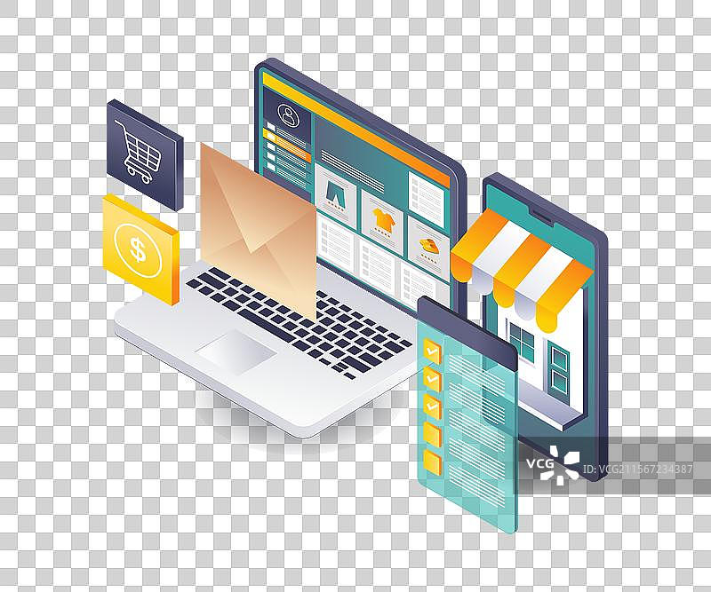 在线购物清单购买商品图片素材