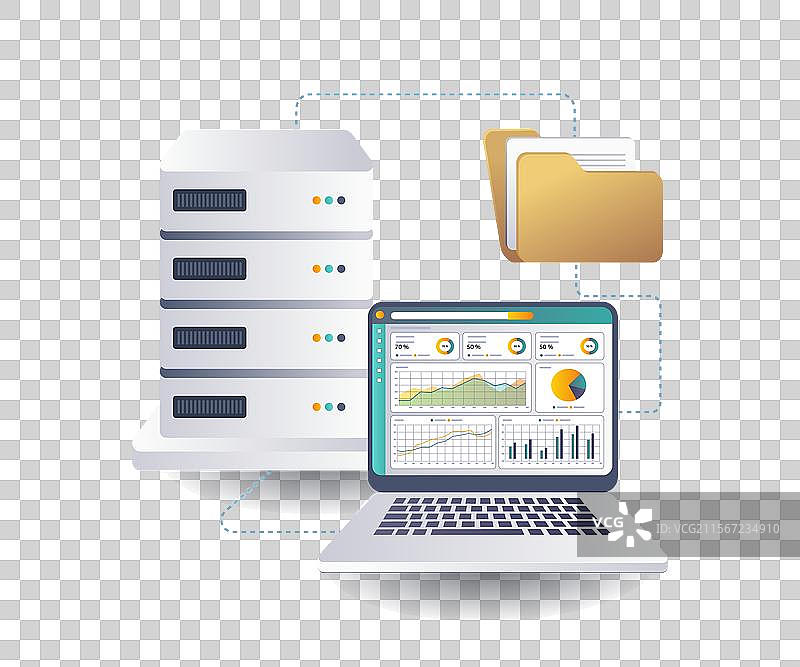 优化云端数据维护和分析图片素材