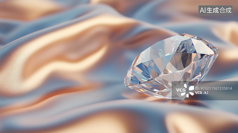 【AI数字艺术】钻石水晶华贵珠宝天然宝石彩色美丽图片素材