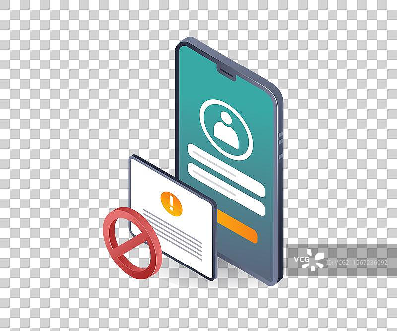 智能手机个人数据的隐私问题图片素材