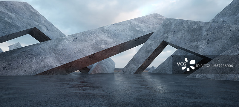 现代抽象建筑图片素材