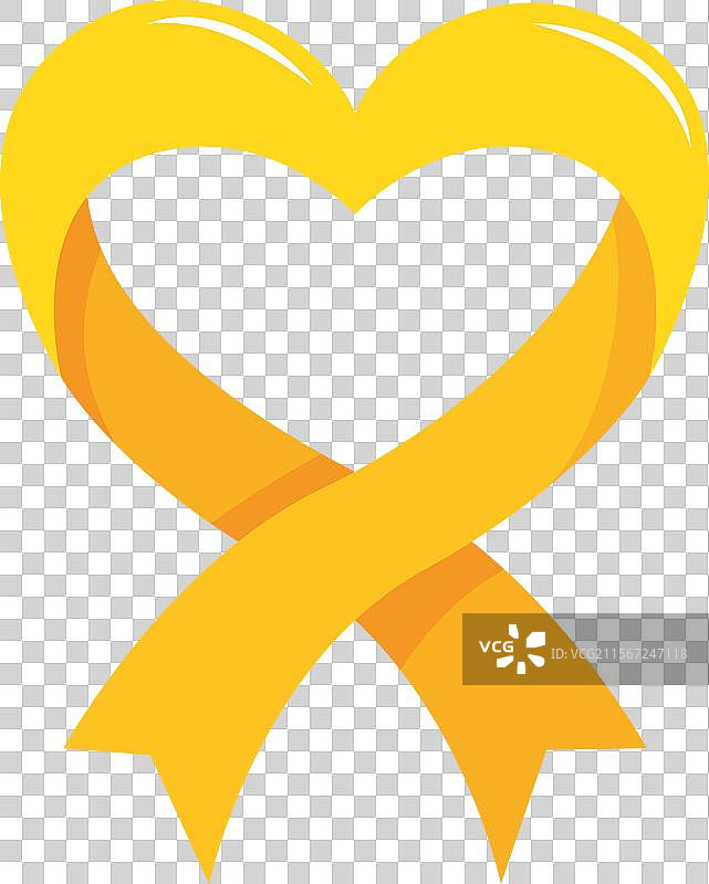 肉瘤癌意识黄色丝带图片素材