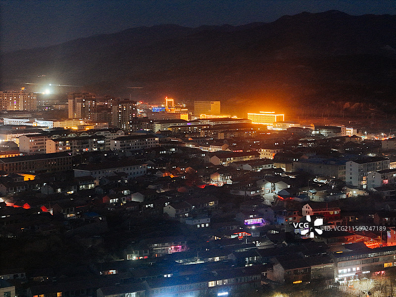 左权县 滨河北路 西河头村 城市 晋中市图片素材