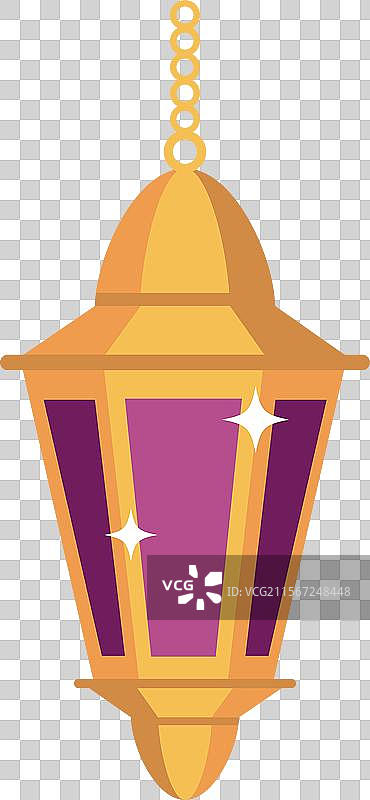 阿拉伯装饰蜡烛灯图片素材