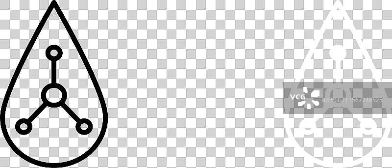 视黄醇护肤图标，表示其存在图片素材