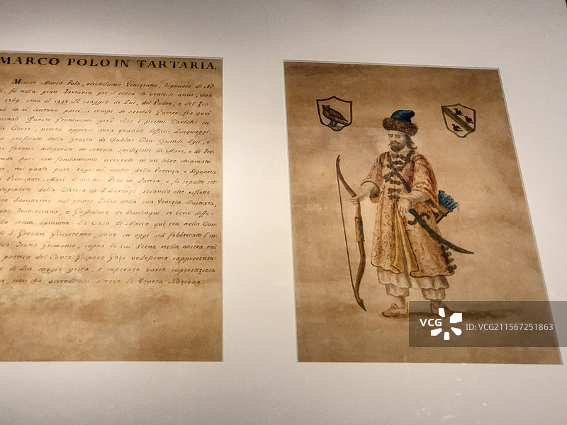 1754年 着蒙古装的马可·波罗 佚名 意大利威尼斯科雷尔博物馆图片素材