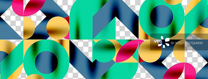 金属色圆圈与阴影及其他元素图片素材