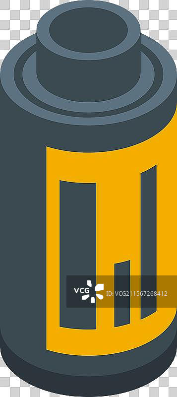 黄色标签的胶卷竖立着图片素材