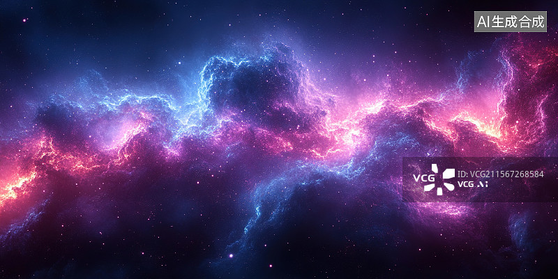 【AI数字艺术】宇宙的深邃之美图片素材