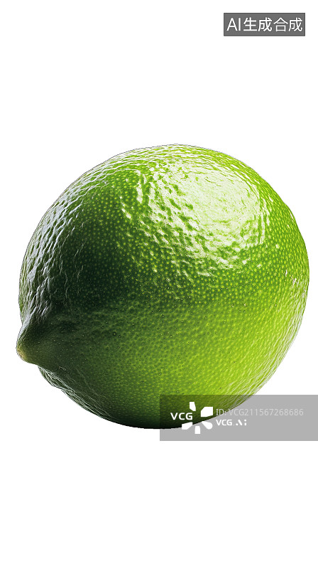 【AI数字艺术】青柠切片特写图片素材