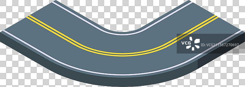 蜿蜒的道路急转弯图片素材