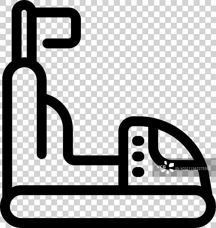 碰碰车游乐设施带来乐趣和欢乐图片素材