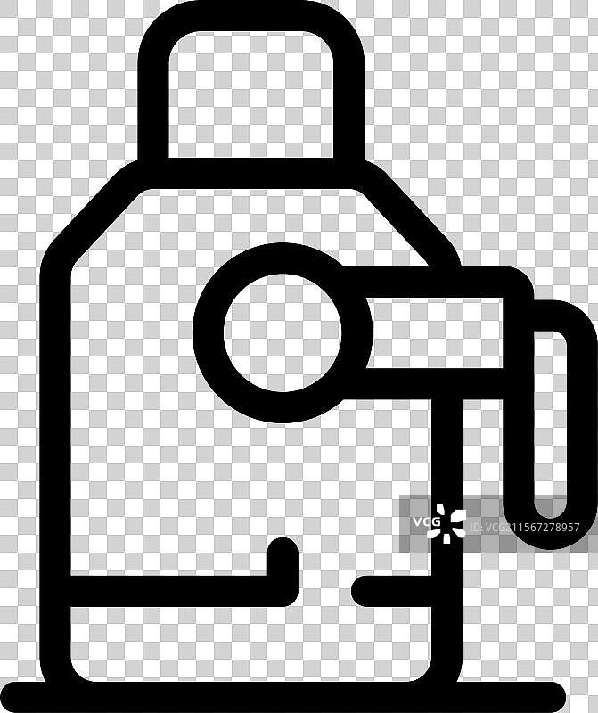 带把手的专业电热水壶图标图片素材