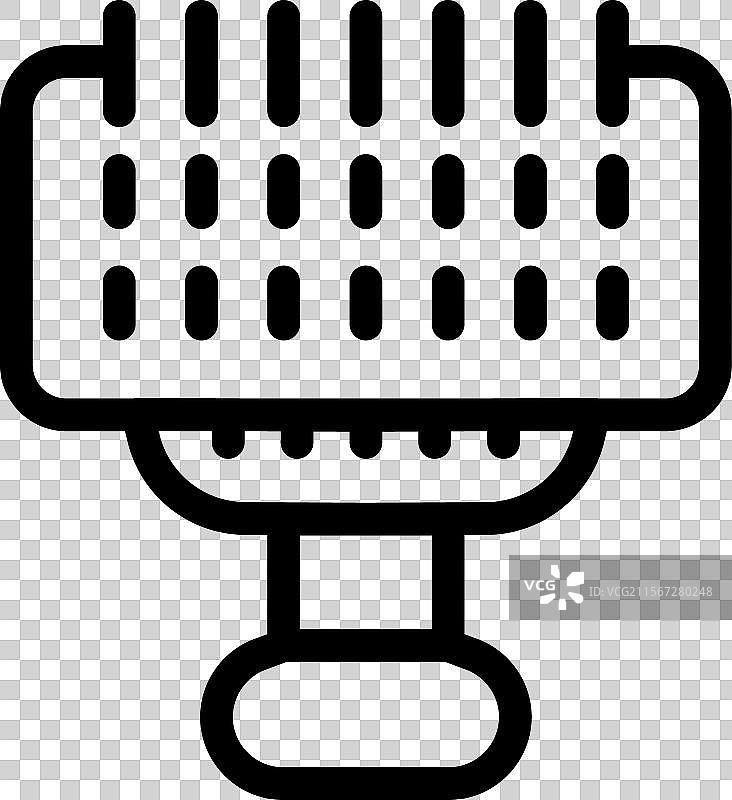 电热散热器正在加热房间图片素材