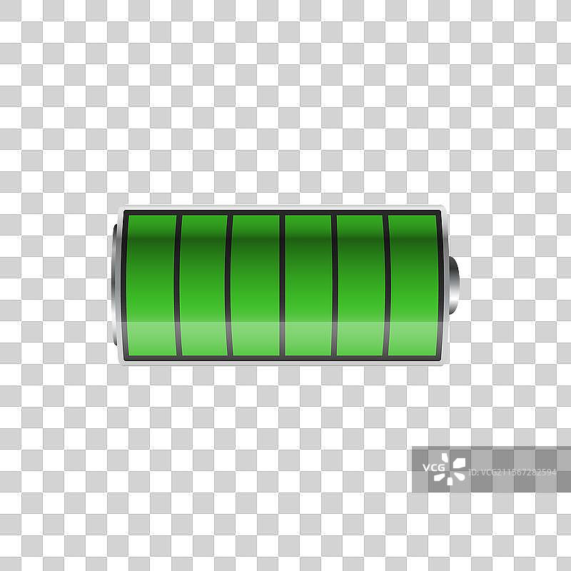 平面风格的碱性电池图标图片素材