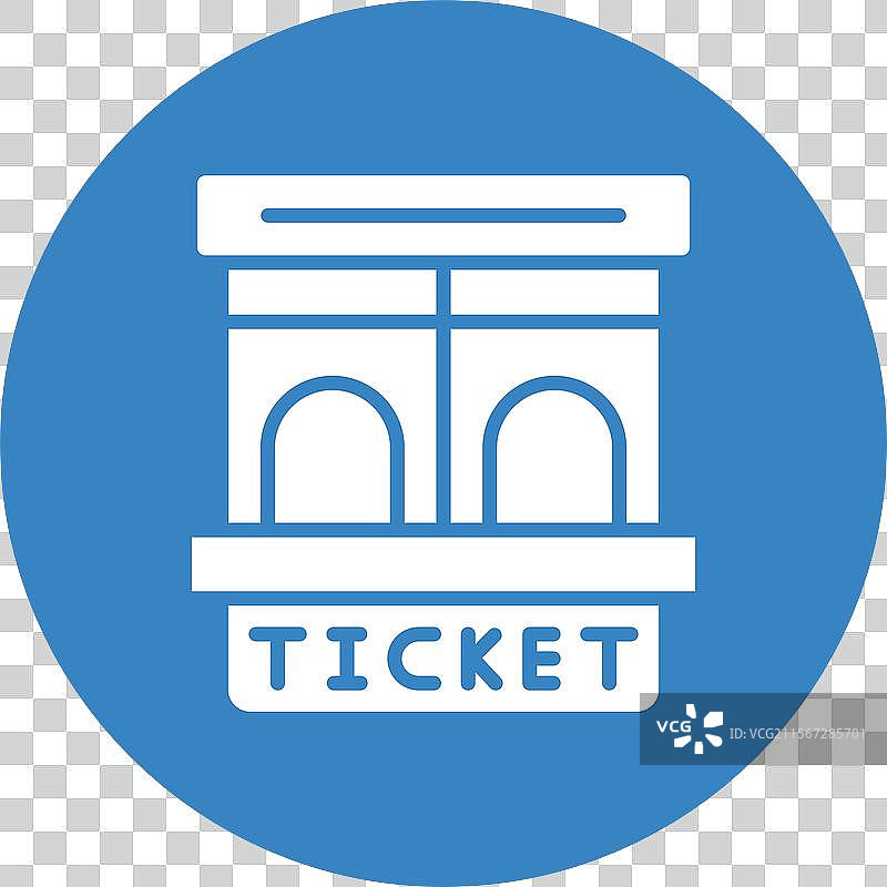 票务窗口图标设计图片素材