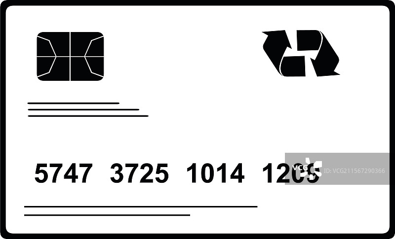 黑白图标的借记卡绘图图片素材