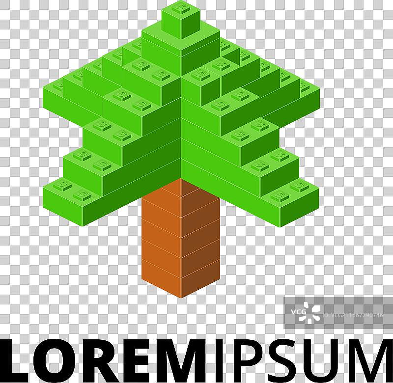 用于印刷和设计的树形标志图片素材