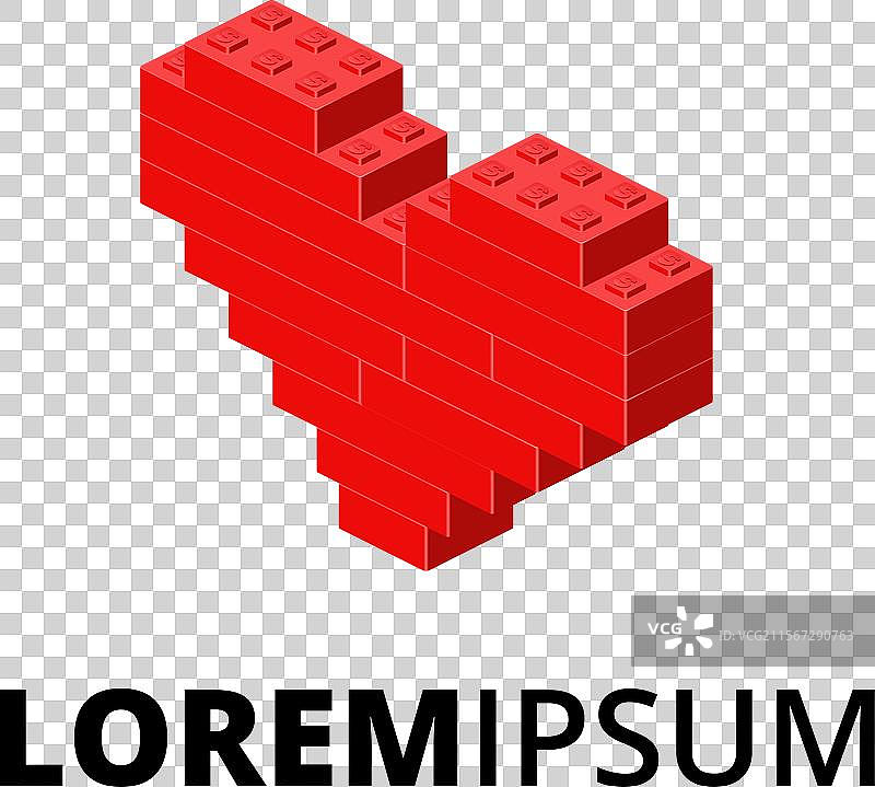 带心形的印刷和设计标志图片素材