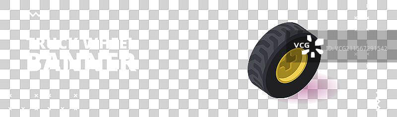 用于印刷和设计的轮子横幅图片素材