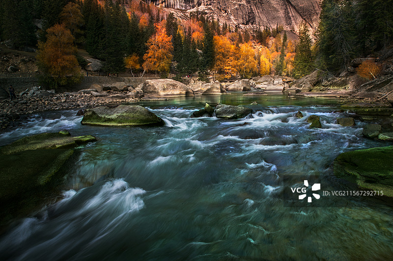 可可托海秋色图片素材