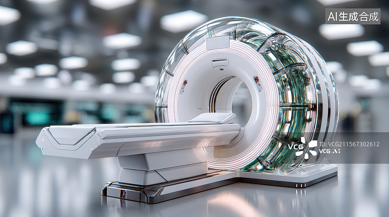 【AI数字艺术】现代医学影像设备图片素材