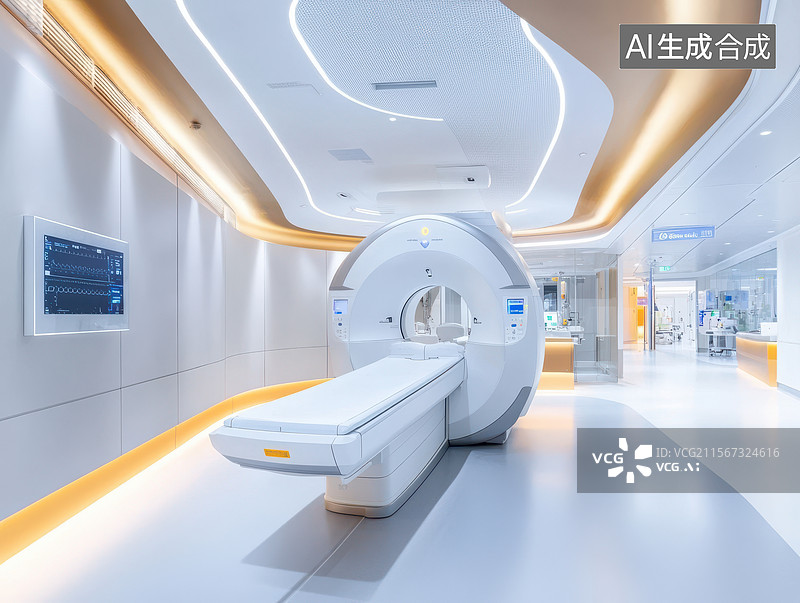【AI数字艺术】现代医疗设备室图片素材