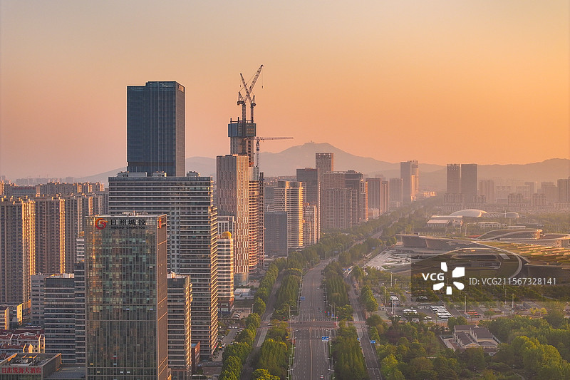 日照市城市风光日照海韵广场图片素材