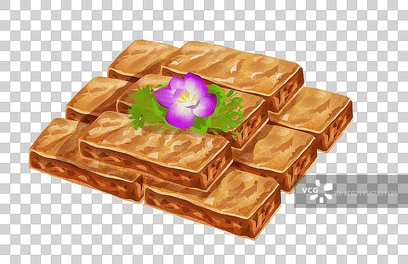 广西柳州特色美食之长安芙蓉酥图片素材