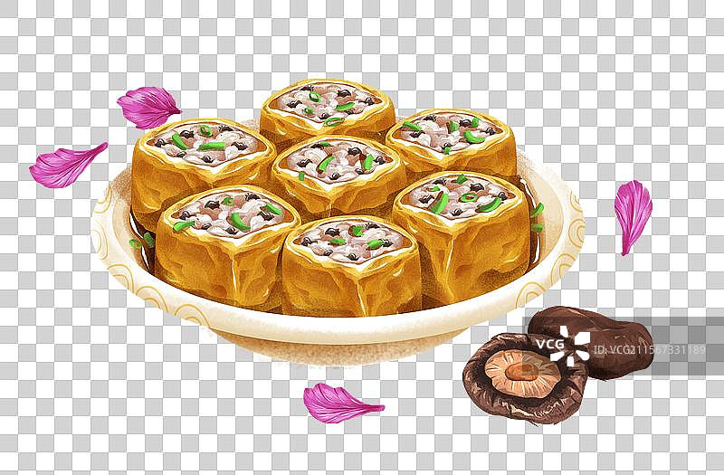 广西柳州特色美食之酿豆腐泡图片素材