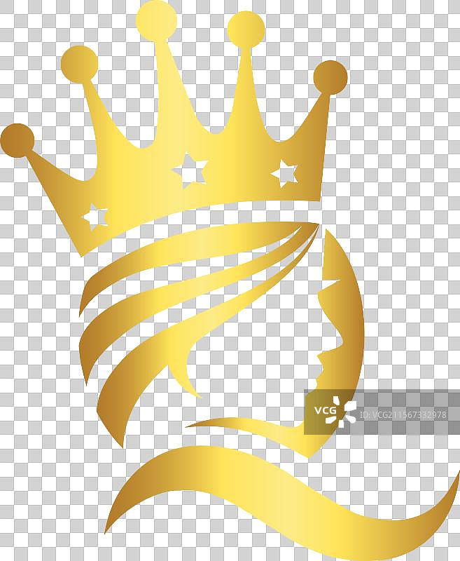 字母Q奢华美容皇后标志设计图片素材