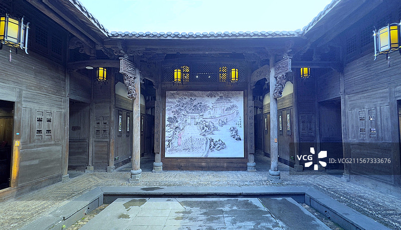 徽派古建筑图片素材