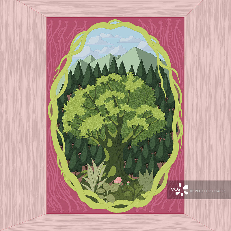 万物争春图片素材