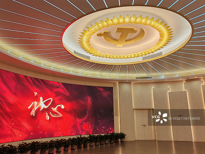 中共一大纪念馆内景图片素材