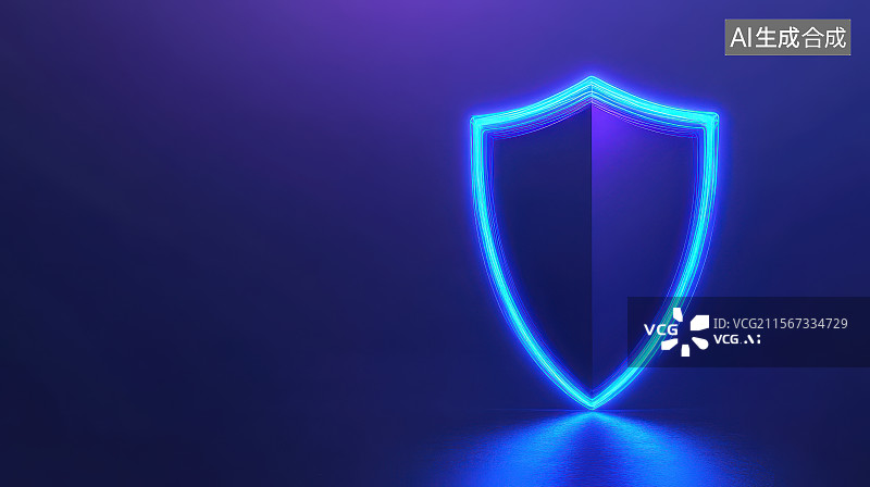 【AI数字艺术】科技防护防御数字技术互联网数据网络安全概念图片素材