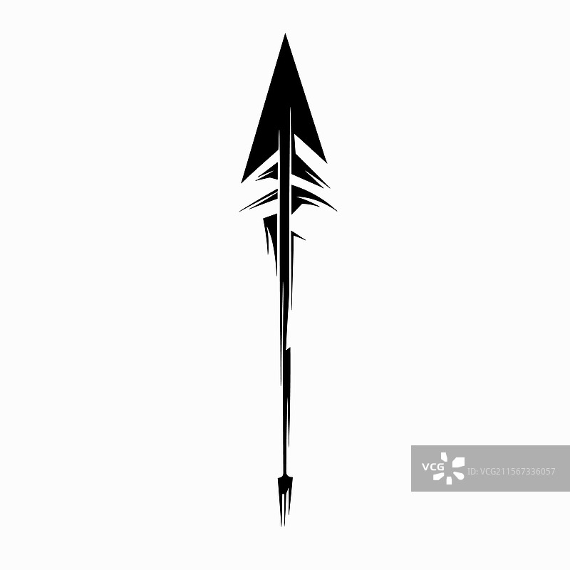 极简主义中的白色背景上的黑色箭头图片素材